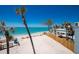 View of the beach from the balcony at 5030 N Beach Rd # 1, Englewood, FL 34223