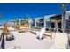 Scenic beachfront homes with convenient access to a wooden deck and sandy shore at 5030 N Beach Rd # 1, Englewood, FL 34223