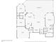 Detailed floor plan featuring bedrooms, bathrooms, living spaces, and outdoor screened patio/pool area at 9158 Melody Cir, Port Charlotte, FL 33981