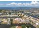Stunning aerial view of waterfront property with boat dock and beautiful canal access on a sunny day at 158 Morgan Se Ln, Port Charlotte, FL 33952