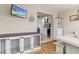 Breakfast nook adjacent to kitchen and featuring dog crate at 21070 Gertrude Ave, Port Charlotte, FL 33952
