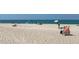 Scenic beach setting with beachgoers relaxing on the sand and enjoying the tranquil ocean views at 2769 N Beach Rd # 205, Englewood, FL 34223