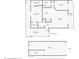 Detailed floor plan featuring primary bedroom, living room, kitchen, screened patio, and detached garage at 2769 N Beach Rd # 205, Englewood, FL 34223