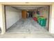 Spacious garage with room for parking and storage, plus bonus storage at the back at 2769 N Beach Rd # 205, Englewood, FL 34223