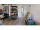 Hallway with gray flooring and closet at 2906 Waterside Dr, Englewood, FL 34224