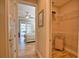 View from hallway into the bedroom with access to outdoor living space at 35 Medalist Rd, Rotonda West, FL 33947