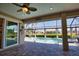 This home features a beautiful screened-in pool with a spacious patio and plenty of room for entertaining at 35 Medalist Rd, Rotonda West, FL 33947