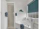 Bathroom featuring a soaking tub, shower and linen closet at 642 Boundary Blvd, Rotonda West, FL 33947