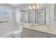 Bathroom with a shower-tub combo, sink, and toilet at 821 Montrose Dr # 201, Venice, FL 34293
