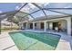 Inviting screened-in pool with a spacious patio area for outdoor living at 1035 Riggs St, Port Charlotte, FL 33952