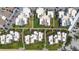 Birds eye view of condo community with well-maintained green spaces and ample parking at 2950 N Beach Rd # B324, Englewood, FL 34223