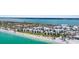 Aerial view of beach condos with clear turquoise water and sandy beaches at 2950 N Beach Rd # B324, Englewood, FL 34223