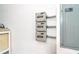 Close-up of Generac controls for heat, oven and dryer and electrical box mounted on a clean, white brick wall at 3593 Birmingham Ln, North Port, FL 34288