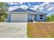 Charming single-Gathering home with an attached garage, lush landscaping, and a well-maintained lawn at 7332 Brandywine Dr, Englewood, FL 34224
