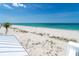 Gorgeous views of the pristine white sand beach and clear blue water from the house at 7548 Palm Island S Dr # 1724, Placida, FL 33946