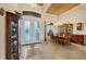 Inviting foyer with high ceilings leading to the dining area and living spaces at 8400 Antwerp Cir, Port Charlotte, FL 33981