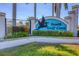 Community sign for South Gulf Cove surrounded by manicured landscaping at 8400 Antwerp Cir, Port Charlotte, FL 33981