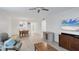 Spacious living room open to the dining area, and contemporary decor at 149 Englewood Isles Pkwy # 603, Englewood, FL 34223