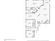 First floor plan featuring a primary bedroom, living room, kitchen, and two additional bedrooms at 161 Haddock Dr, Rotonda West, FL 33947