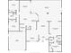 Detailed floor plan showcasing the layout of the home including bedrooms, bathrooms, and living areas at 29 Tournament Rd, Rotonda West, FL 33947