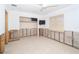 This bedroom with closet and tv hookup is ready for restoration and your personal touches at 4093 Pelican Shores Cir, Englewood, FL 34223