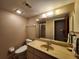 This bathroom has a new vanity, toilet, and bathtub with a glass shower enclosure at 4260 Placida Rd # 21C, Englewood, FL 34224