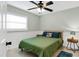Cozy bedroom features fresh paint, natural light, and side tables with drawers and outlets at 5250 Callaway St, Port Charlotte, FL 33981