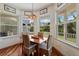 Cozy breakfast nook filled with natural light and views to the outside at 9144 Spring Valley Rd, Englewood, FL 34224