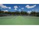 Well-maintained tennis courts surrounded by lush greenery, offering a perfect recreational spot at 171 Mark Twain Ln, Rotonda West, FL 33947