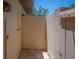Enclosed outdoor shower for rinsing off after the beach at 1712 Fessler St, Englewood, FL 34223