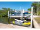 Tahoe boat lift also has a jet ski lift at 2060 Oyster Creek Dr, Englewood, FL 34224