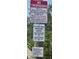 Community boat ramp sign with phone numbers and instructions for usage at 2117 Michigan Ave, Englewood, FL 34224