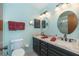 Beautiful, updated bathroom with dual sinks, granite countertops, and modern fixtures at 301 S Gulf Blvd # 3, Placida, FL 33946