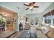 Relaxing sunroom featuring neutral decor, direct access to lanai, and comfortable seating at 4510 Burns Ter, Port Charlotte, FL 33981