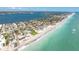 Scenic aerial view of a coastal town with beach access and beautiful water views at 5041 N Beach Rd # 2A And 2B, Englewood, FL 34223