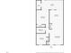 Floorplan showing layout of rooms including lanai, kitchen, living room, and bedrooms at 5041 N Beach Rd # 2A And 2B, Englewood, FL 34223
