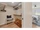 Open walk-in closet with shelves, rod, and a view into the connected bedroom at 507 Pine Hollow Cir # 507, Englewood, FL 34223