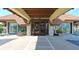 The building entrance with beautiful stone accents and lush landscaping at 6417 Klaus Ct, Port Charlotte, FL 33981
