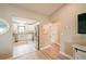 Updated kitchen featuring stainless steel appliances and seamlessly connected living space at 7234 Mamouth St, Englewood, FL 34224