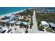 Aerial view of the property with beach nearby at 95 Coquina Ln, Englewood, FL 34223