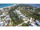 Expansive aerial view of the canal-front neighborhood at 180 N Gulf Blvd # 5, Placida, FL 33946