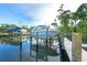 Picture of private boat dock and boat lift, ideal for boating enthusiasts at 180 N Gulf Blvd # 5, Placida, FL 33946