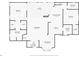 Detailed floor plan showcasing the layout with dimensions of this home at 23 Bunker Cir, Rotonda West, FL 33947