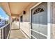 View of the hallway showing the unit's entrance door at 2700 N Beach Rd # B205, Englewood, FL 34223