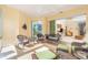 Spacious lanai with comfortable seating and seamless transition to the indoors at 278 Crystal River Dr, Englewood, FL 34223
