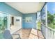 Spacious tiled balcony with view of the community at 3929 Cape Haze Dr # 101, Rotonda West, FL 33947