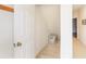 Hallway closet providing extra storage, with adjacent hallway showing additional rooms at 3929 Cape Haze Dr # 101, Rotonda West, FL 33947