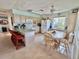 Functional kitchen with an island, breakfast nook, and modern appliances, perfect for culinary enthusiasts and casual dining at 9270 Little Gasparilla Is, Placida, FL 33946