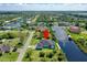 Beautiful waterfront home on canal community marked with a location pin at 10454 Atenia St, Port Charlotte, FL 33981