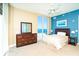 Spacious bedroom with waterfront views, large windows and a comfortable bed at 1375 Beach Rd # 201, Englewood, FL 34223